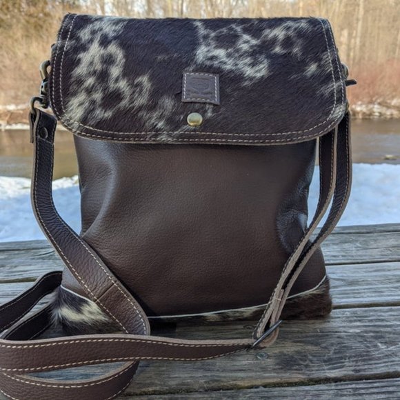 Brown leather bag | Messenger bag main image 3